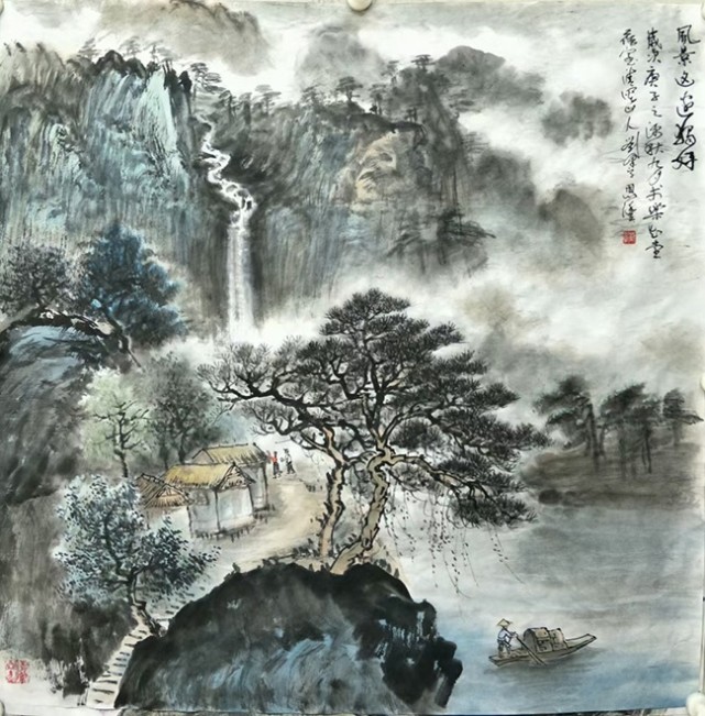 画家刘峰作品欣赏:笔酣墨畅 妙韵灵动