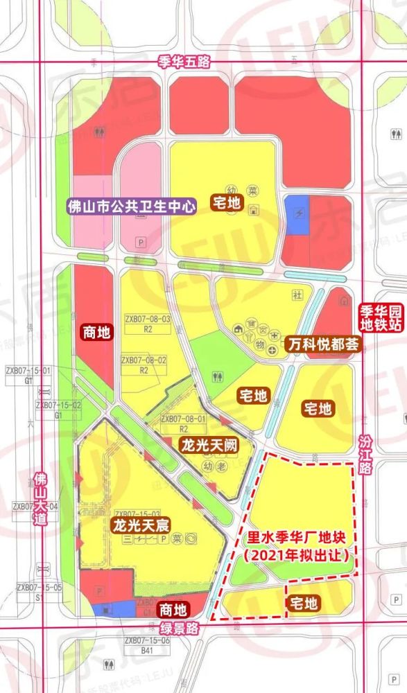 重磅靓地2021禅地供地地图来了多宗地铁旁奇槎又要爆