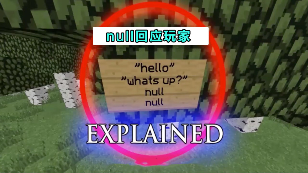 《我的世界》都市传说,比him和实体303还神秘人物是谁?就是null