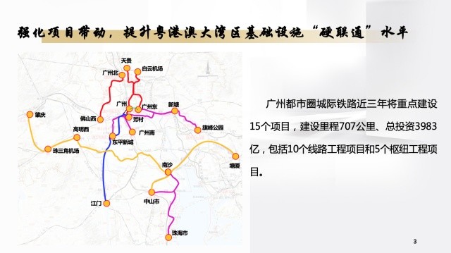 广州都市圈城际铁路年内将开工8个项目