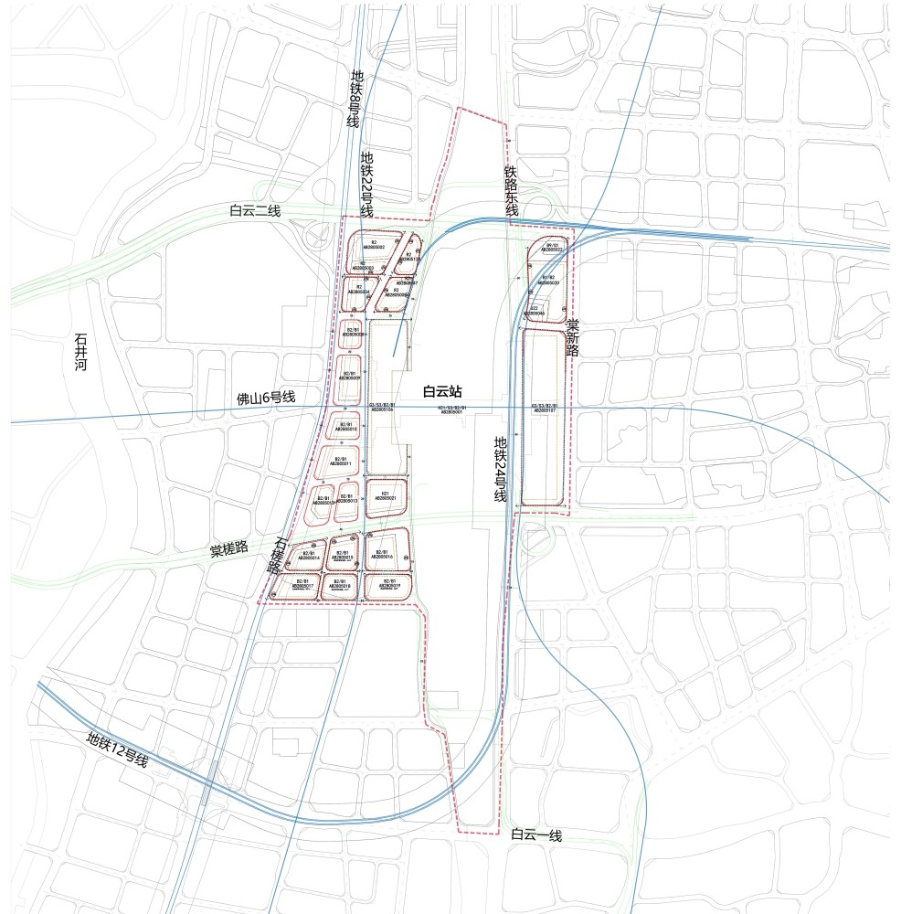 白云站周边地区新规划公示,打造都市活力区