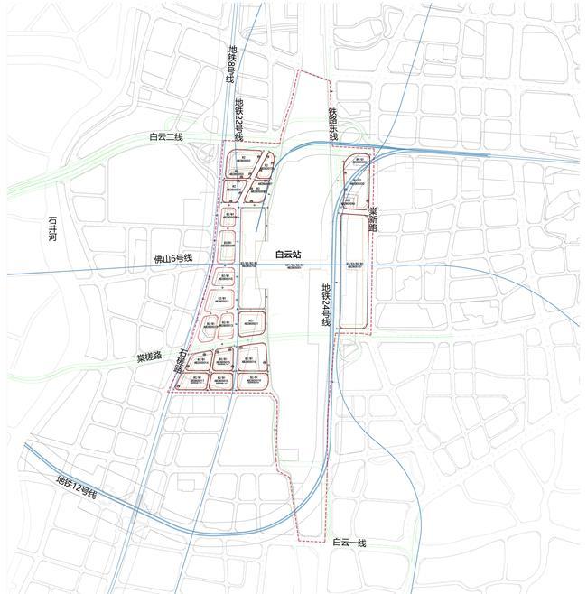 白云站周边地区新规划公示 打造都市活力区