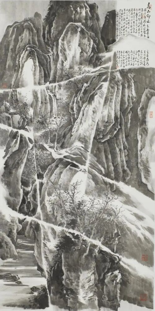 翰墨迎春——茹峰国画山水画作品欣赏