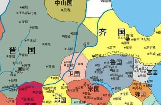 春秋时期晋国称霸百年之久齐国却日渐衰落