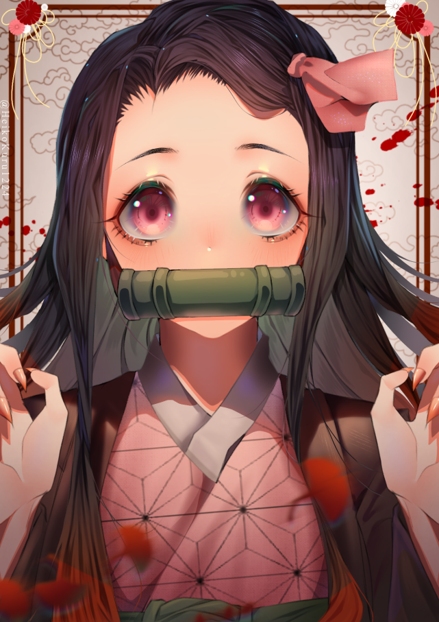 鬼灭之刃灶门祢豆子太可了