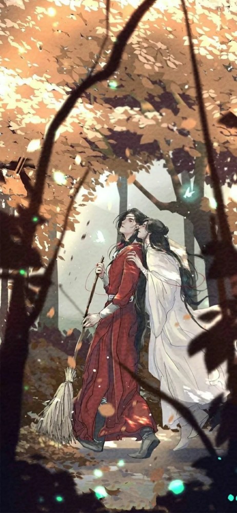 天官赐福—高清双人套餐壁纸,最后一张太可爱了!花城谢怜