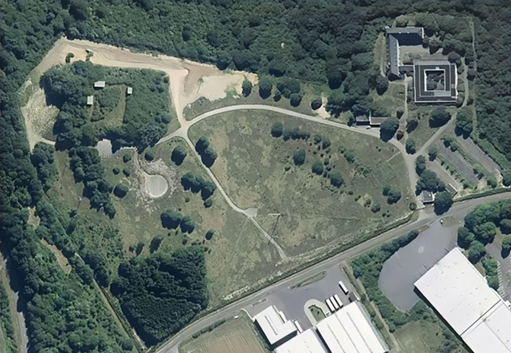 军事基地鸟瞰图