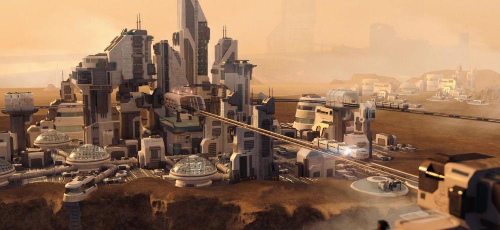 未来的火星城市