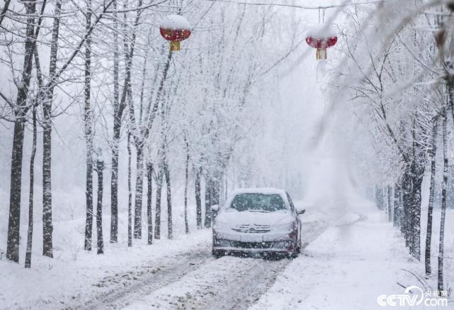 山西运城迎来降雪天气