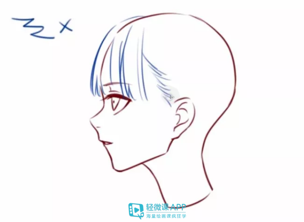 头发怎么画?超详细动漫少女发型画法教程!