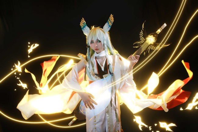 阴阳师紧那罗cosplay你听过严岛的传说吗