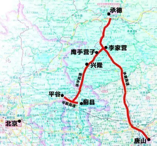 经承德市鹰手营子矿区至兴隆县青松岭镇水厂村京冀界,全长59