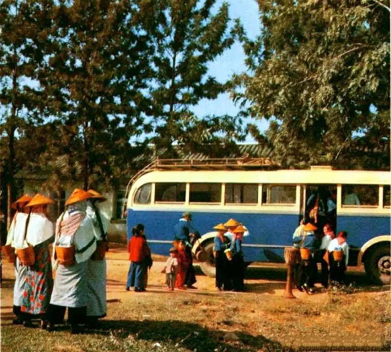 老照片七十年代云南芒市景象1973