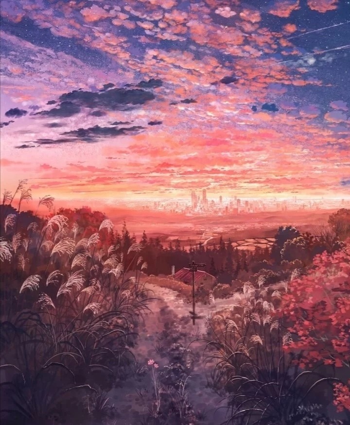 古风壁纸背景图‖似此星辰非昨夜,为谁风露立中宵.