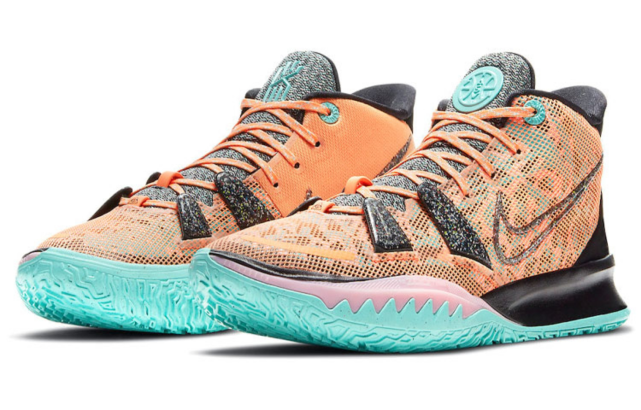 全新配色 nike kyrie7"all-star"全明星 橘黑蓝