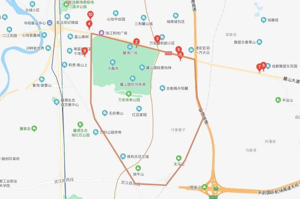 从规划定调来看,万安南将是天府新区住宅用地供应大户.