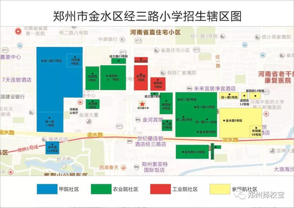 2021年郑州金水区20所知名小学解析划片范围学费教学质量