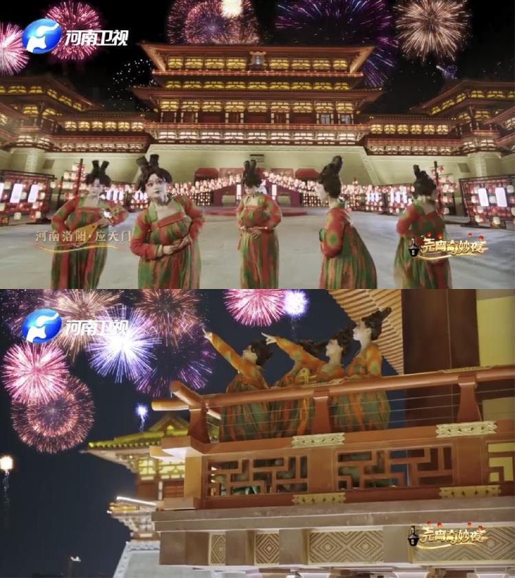 保安吹的笛,带唐宫小姐姐飞的鹤全是国宝…又火出圈的河南卫视元宵