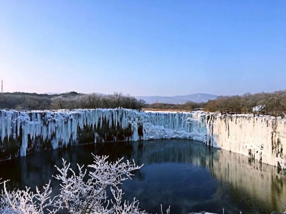 牡丹江镜泊湖风景区.(记者 刘欣 摄)