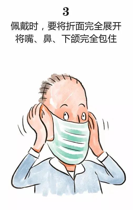 【疫情防控小知识】看漫画,学习如何正确戴口罩防病毒