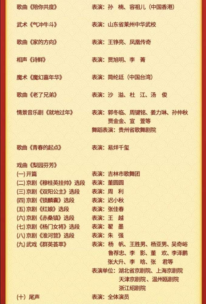 央视元宵晚会节目单出炉,王一博,易烊千玺都来了!