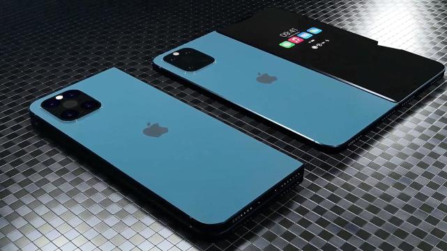 iphone13折叠屏概念机前后3块屏幕给华为matex2上一课