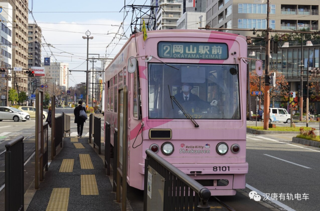 "晴之国"日本冈山市的有轨电车