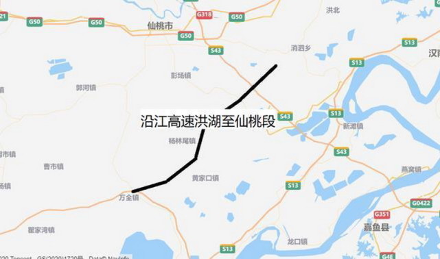 武松高速进展顺利,业主公司已组建完毕,将负责仙桃至洪湖段建设