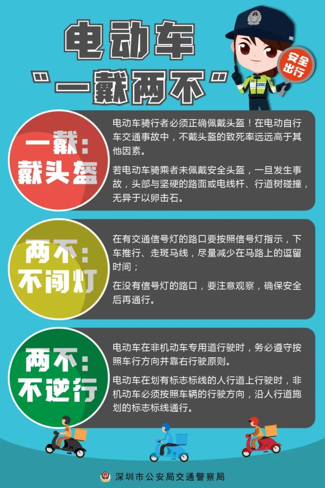 就是拿生命去冒险 为了自己的人身安全 请电动车骑行者必须做到 "一戴