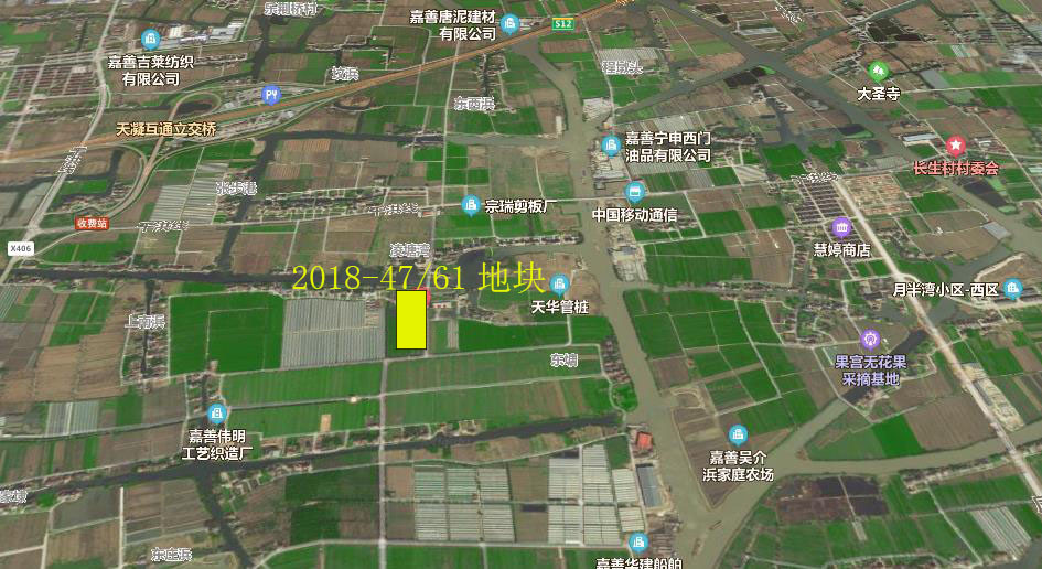 嘉善干窑新开宅地,楼面价3060元,有点偏