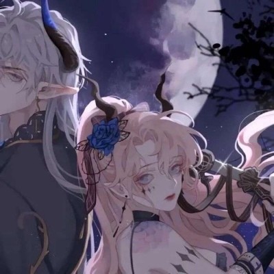 文艺动漫情侣头像