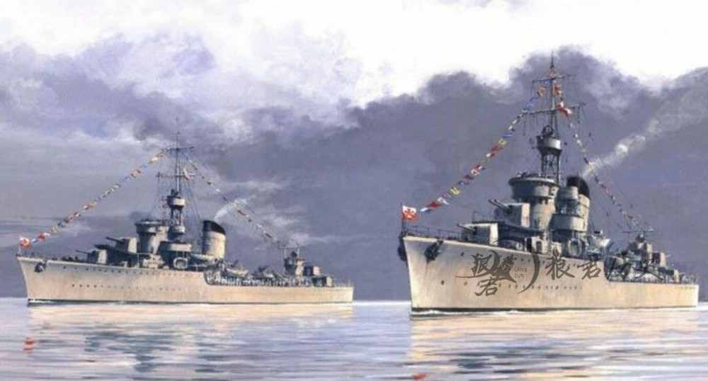 波兰计划从投降的德国海军中获得1艘轻巡洋舰,4艘驱逐舰以及其他若干