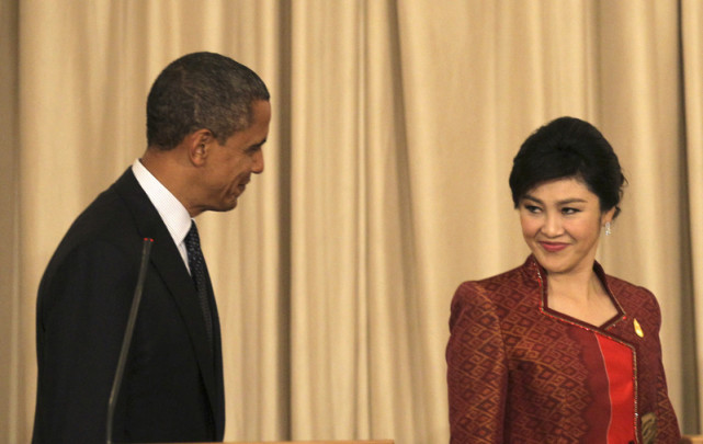 前泰国总理英拉太美!奥巴马见了都盯着看,比诗妮娜贵妃还惊艳啊