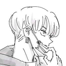 【第193期】动漫男头:咒术回战 狗卷棘 漫画版无水印头像