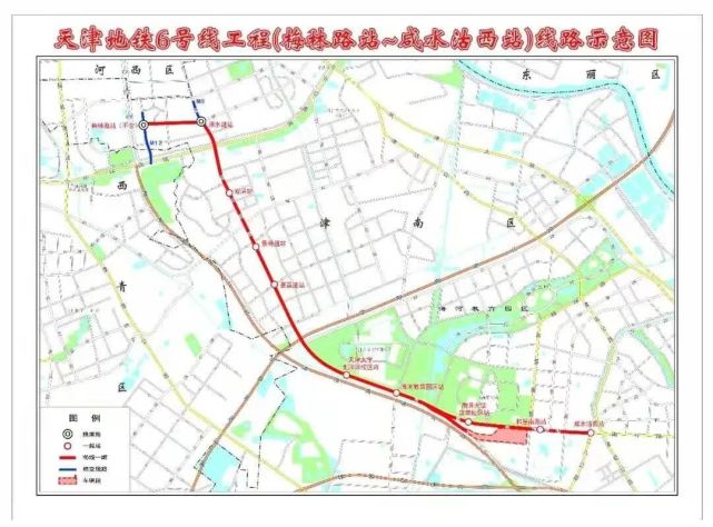 预计2022年,地铁6号线二期有望建成,满足通车条件.