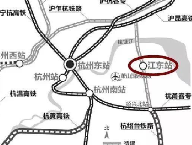 大江东新城即将落地高铁站,投资300亿,规模6台13线