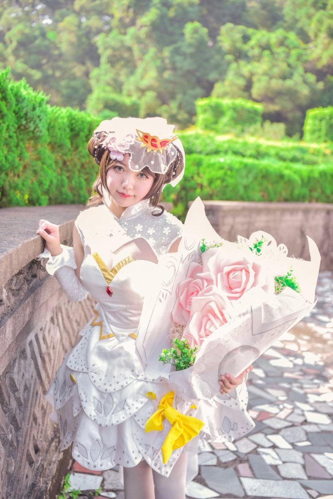 《王者荣耀》小乔cosplay 喜欢你,想做你新娘子的那种