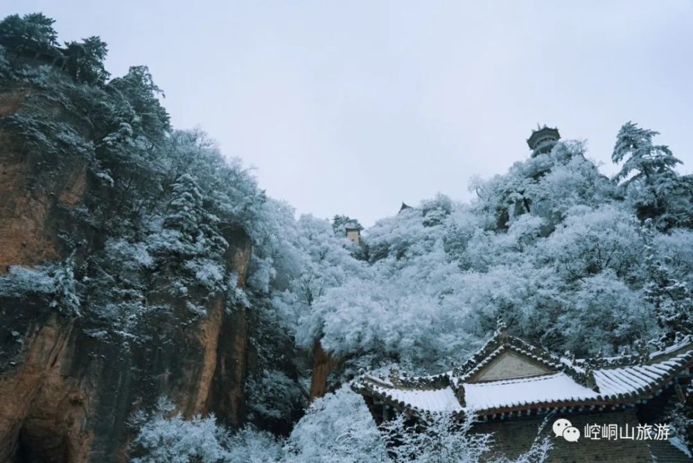 崆峒山邀你赏雪景 最美雪景,新鲜出炉 话不多说上图 还在等什么?