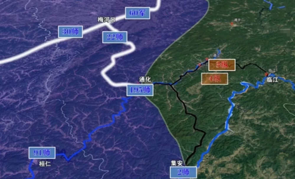 地图解析三下江南四保临江1零下30度一保临江全过程