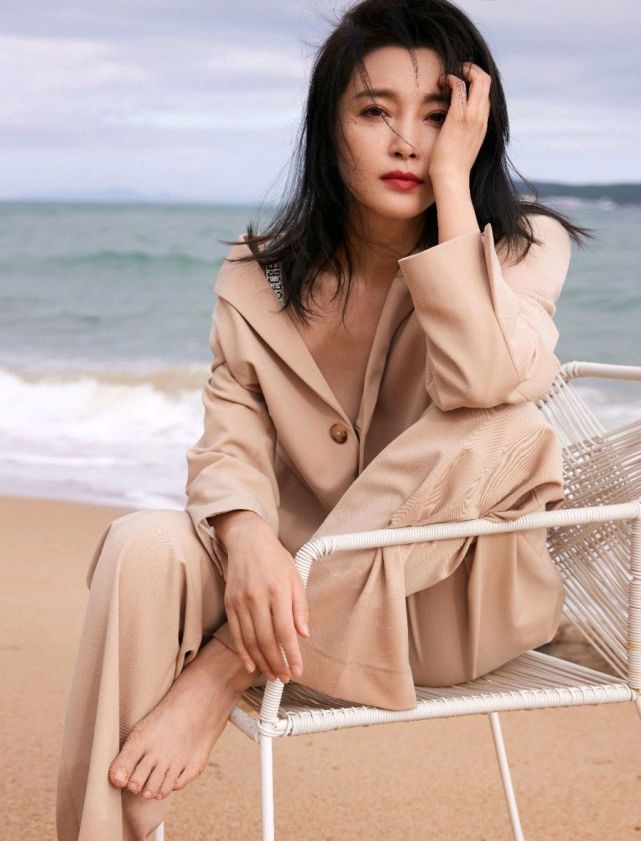 不老女神李冰冰真漂亮jiojio也很漂亮