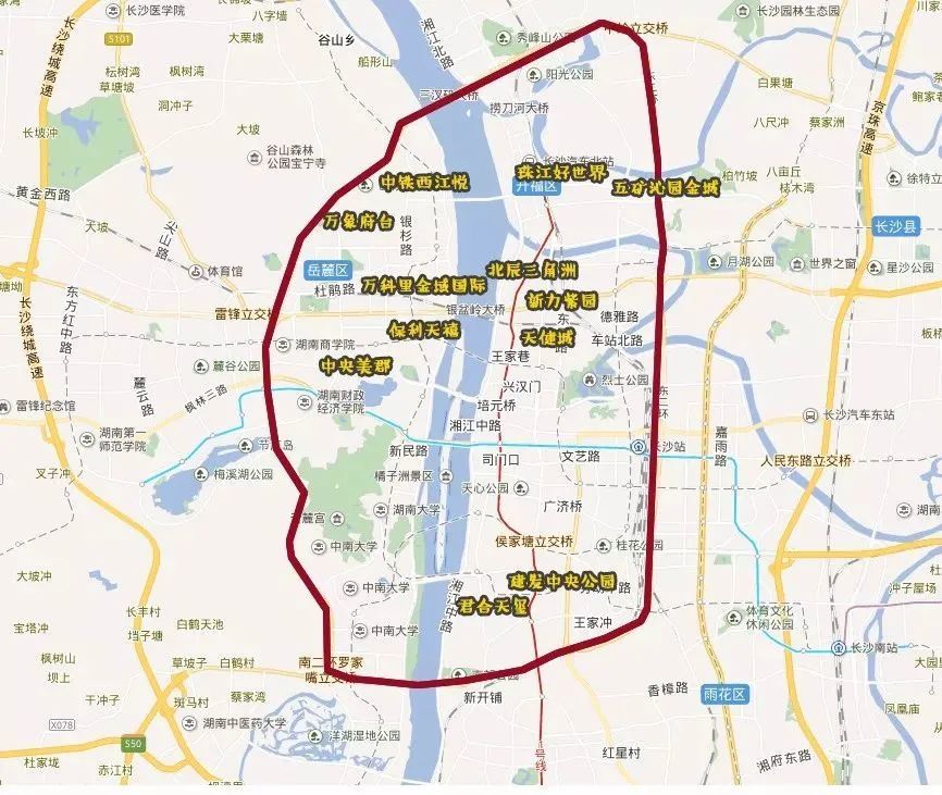 2018年二环内在售楼盘 时隔三年后,长沙二环内的房源居然成倍增长!