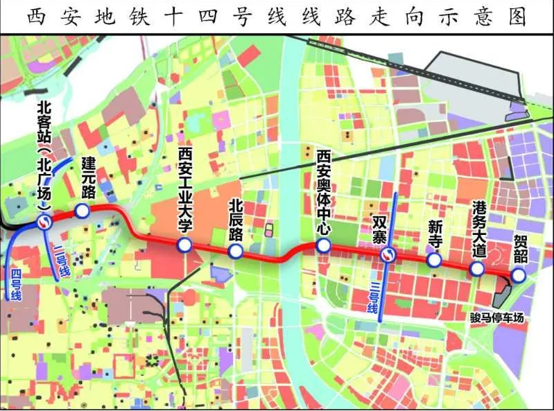 地铁14号线6月底运营!西安2021年7条在建地铁开通时间