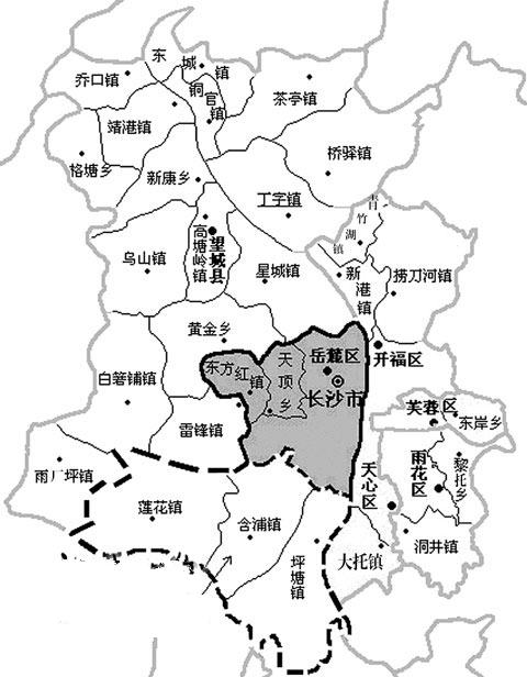 长沙网友提出把雷锋街道从望城划给岳麓区望城要把我掏空