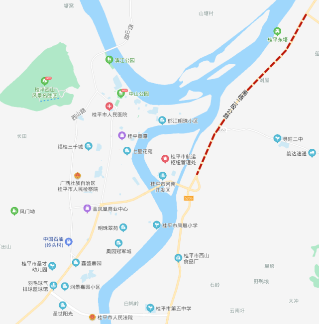 桂平东塔至蒙圩公路要开始扩建了