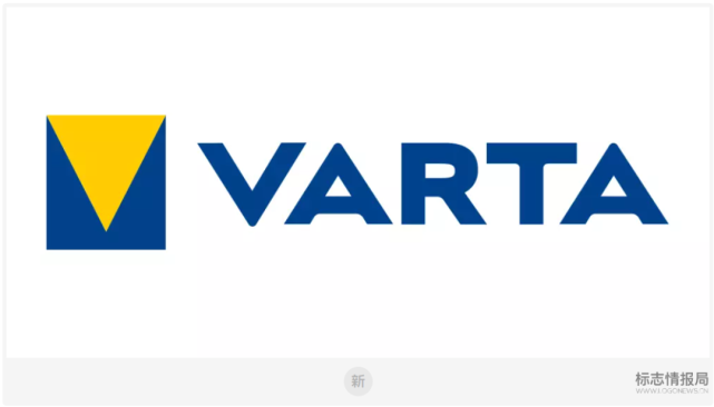 电池制造商瓦尔塔varta更新品牌logo