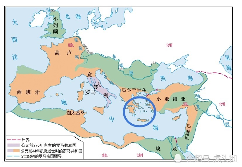 罗马希腊秦国同一个时代不同的色彩