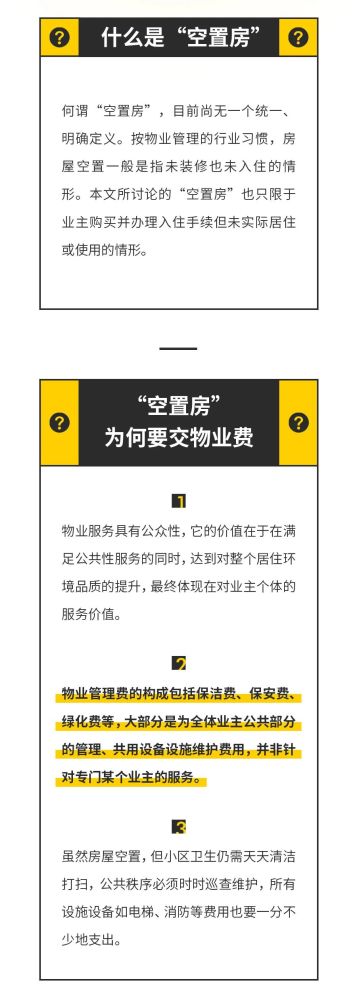 民法典:空置房需要交物业费吗?