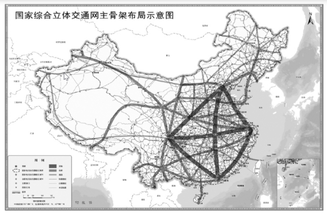 宝成铁路和兰渝铁路,东部有郑渝高铁,宁蓉线,渝怀铁路和宜万铁路,南部