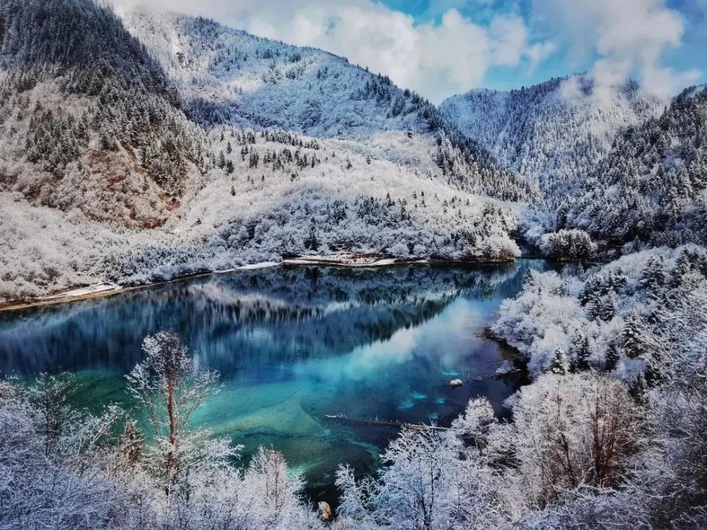 一场春雪 万种风情～九寨沟等你来"撩"!