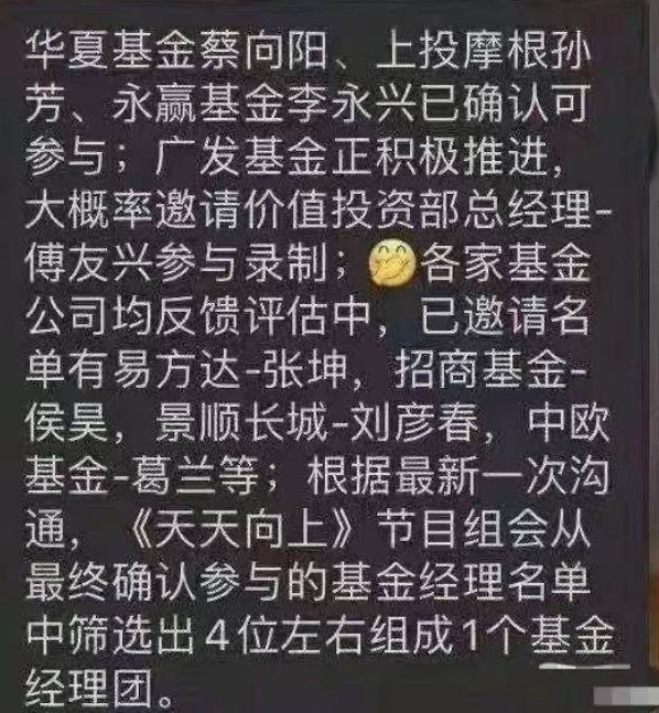 财联社3月1日讯,网传华夏基金经理蔡向阳,上投摩根基金经理孙芳,永嬴